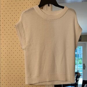 LOFT white  Knit Sweater